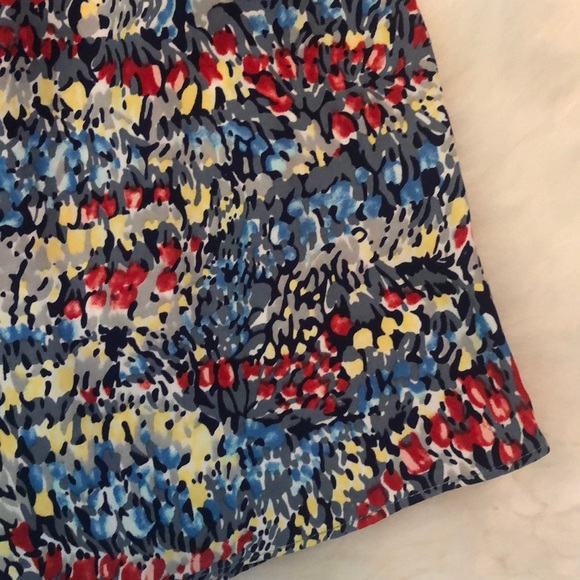 Parker Floral Silk Strapless Mini Dress - Picture 2 of 7